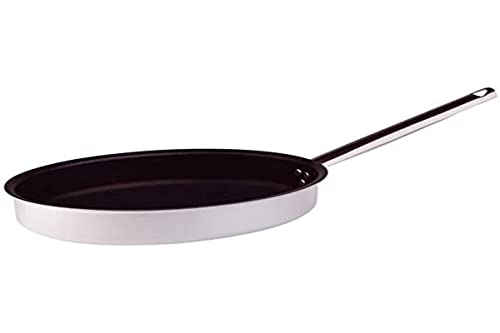 Pentole Agnelli Padella Ovale Per Pesce, 30 cm