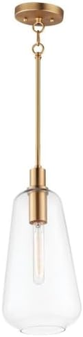 Maxim Babylon - 16 Inch 1 Light Pendant-Satin Brass Finish -Traditional Installation