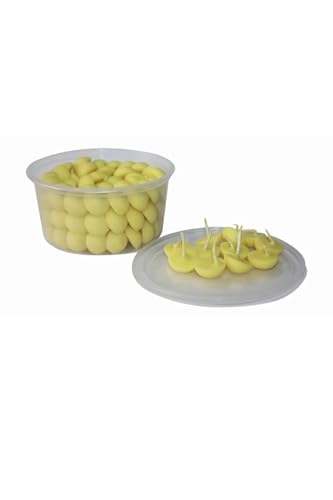 Pabilos amarillos para vela de ghee, 100 unidades