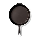 Field Company 11.63-Inch Cast Iron Skillet – Pre-Seasoned Large Frying Pan for Searing, Baking & Everyday Cooking, Lighter & Easy to Handle, Smooth, Made in USA (No.10, 4+ Servings)