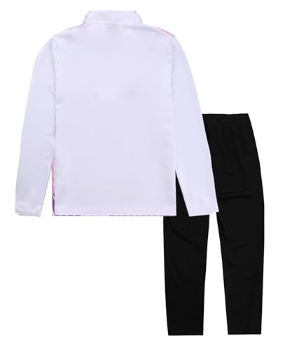 Hiheart Boys Athletic Tracksuit Quick Dry Jogger Suit Long Sleeve Shirt and Pants2