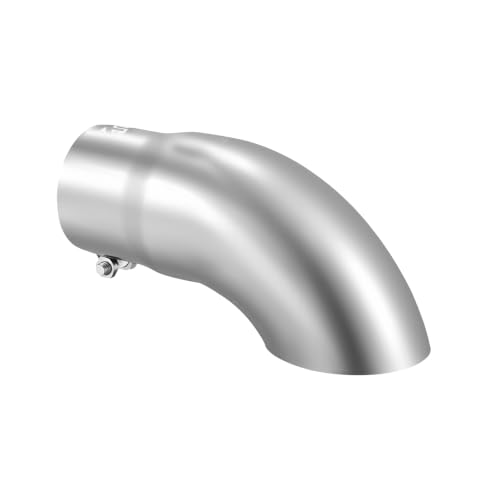 Image of Turn Down Exhaust Tip, 3 Inch Inlet Stainless Steel,Bolt On Installation