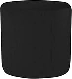 DECAKE Taburete para pies Otomano Reposapiés Taburete para pies Puf Redondo Sofá Sofá Puf Otomano, Reposapiés Reposapiés Taburete removible para Sala de Estar Dormitorio (Color: Negro, Ta