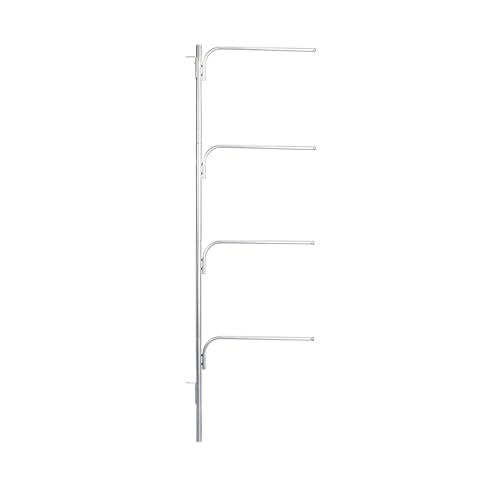 Household Essentials Hinge-It Clutterbuster Family Towel Bar, Silver, Storage - Image 4