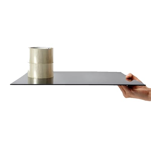 Image of Art3d (2 Pack) 1 /8 inch Thick Plexiglass Sheets in Black - 12 inchx16 inch Acrylic Sheets for Art Design,Craft Projects, Signs, DIY in Home, Wedding, Festival,Party,Office