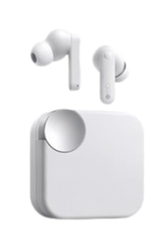 Image of Clear Cut Fast Charging Support 61 Hours Total Battery Wireless Bluetooth 5.4 Earbuds and Dual Device Switching(White)