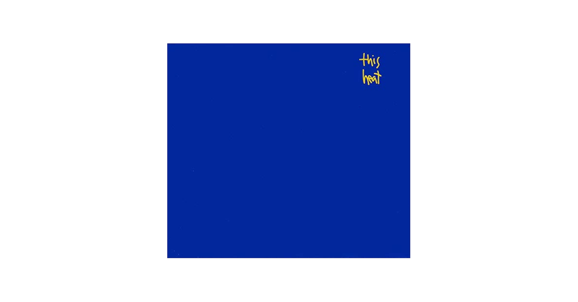 限定盤　This Heat Health and Efficiency CDシングル】THIS HEAT「HEALTH AND EFFICIENCY」 - メルカリ