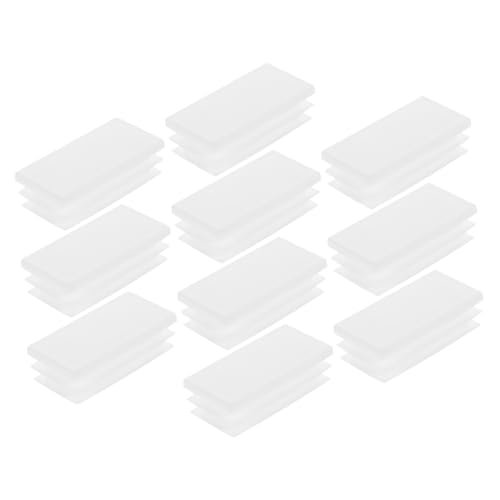 GLEAVI 20 Piezas Tapones de plástico para Agujeros plástico cubretodo Tapones para Patas de sillas de Muebles Tapones de Hardware Las Patas de los Muebles se Deslizan