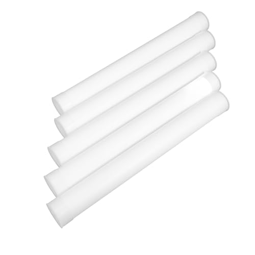 OKUMEYR 5pcs Cardboard Storage Tube Caps Telescoping Mailer Tubes for Shipping Storage 31cm Long Mailing Caps for Prints Artwork Set of 5