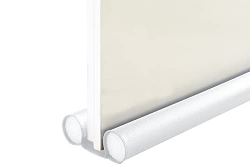 Maximex Zugluft-Stopp Weiß - Passend für alle gängigen Türen, Kunststoff, 80 x 3.8 x 13 cm, Weiß