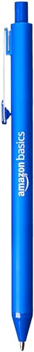 Image of Amazon Basics Retractable Ballpoint Pens with Comfortable Grip for Smooth Writing, Blue Ink, Office and School Supplies, 12-Pack