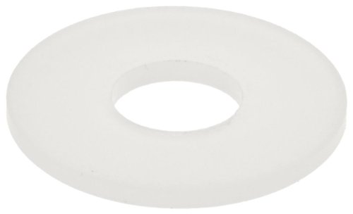 Rondelles plates PVDF #2 - Di 0.2cm De 0.5cm - Lot de 5 pièces