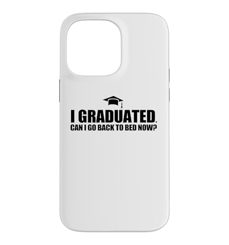 I GRADUATED NOW CAN I GO BACK TO BED �ʔ������ƃL���b�v�~�[�� �X�}�z�P�[�X iPhone 14 Pro Max �p