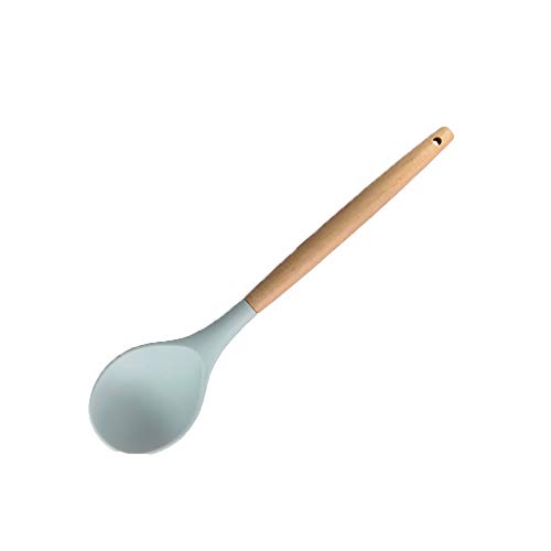 Colher de Silicone com Cabo de Madeira OIKOS