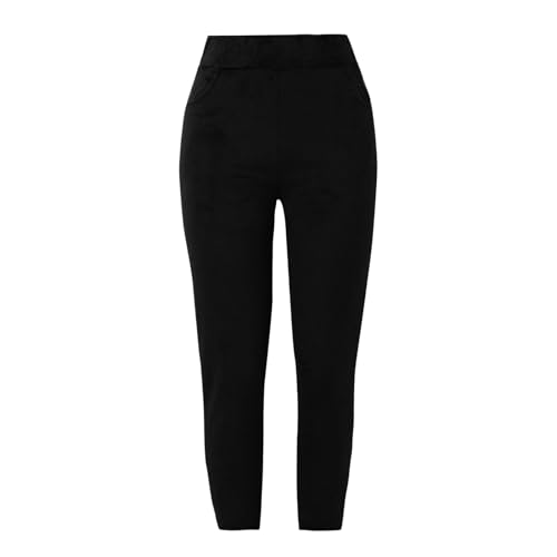 Pantalon décontracté en velours côtelé femme hiver couleur unie chaud - 5