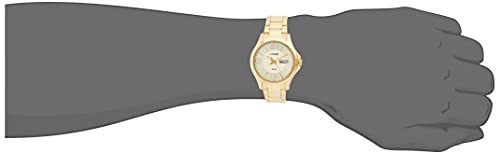 Citizen Men Gold Dial Stainless Steel Band Watch - BF2003-50P