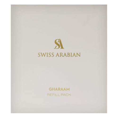 Swiss Arabian Gharaam - Luxury Products From Dubai - Long Lasting Arabian Perfume Oil for Women and Men - Saffron, Amber, Jasmine - 1.7 oz