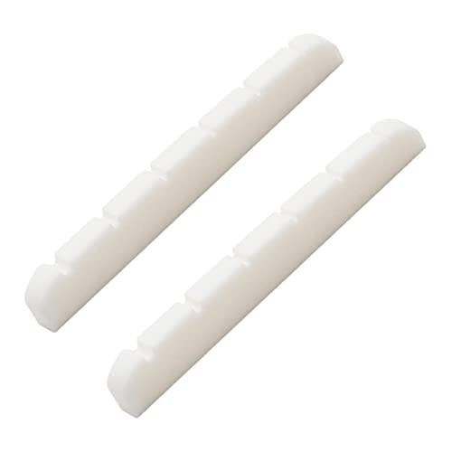 COSMEVIVI 6 String Guitar Nut Electric Guitar Nut Made of Cow Bone for Better Sound and Longevity