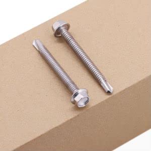 Tornillos autorroscantes #14 x 3 pulg con cabeza hexagonal y arandela, 20 pcs miniatura 6