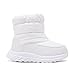 BMCiTYBM Toddler Boy Girl Snow Boots Waterproof Winter Warm Boots Nonslip Lightweight Outdoor Walking Shoes for Cold Weatehr White Size 8 Toddler