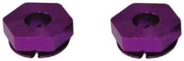 Topline Aluminum Hex Hub NEO Thickness 0.2 inch (4 mm) Purple Pack of 2