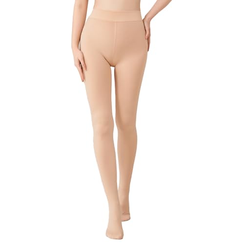 YAGAXI Fleece Lined Opaque Tights for Women - 2 Pairs 200D Warm Winter Pantyhose with Control Top3