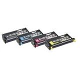  FG Encre Cartouche de Toner Compatible pour Epson ACULASER C3800 BK/C/M/Y Lot de 4 - Noir/Cyan/Magenta/Jaune