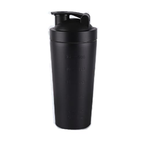 ZCSXK, Proteinshaker, 500 ml, Mischfunktion mit silbernem Filter für super cremige Fitness-Proteinshakes, Proteinshake-Becher (500 ml)