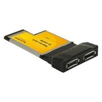 DeLOCK Express Card to eSATA II, ExpressCard, Express Card / 54, Windows 2000/XP/2003, Vista, MAC & Linux