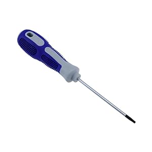 Antrader T10x 3″ Professional Torx Screwdriver With Magnetic Tip,16cm Overall Length (1 Pcs,Blue)