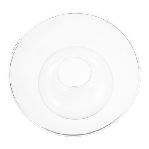 GRIRIW Plate Insulated Lid Artisanal Trifle Bowl Ice Smoke Effect Dinnerware for Home Hotel