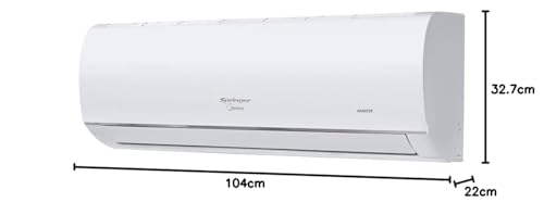 Ar-condicionado Split Inverter 22000 Btus Springer Midea Airvolution Connect High Wall Só Frio 42afvci22s5/38tvci22s5 220v