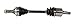 GSP NCV75515 CV Axle Shaft Assembly - Left Front (Driver Side)