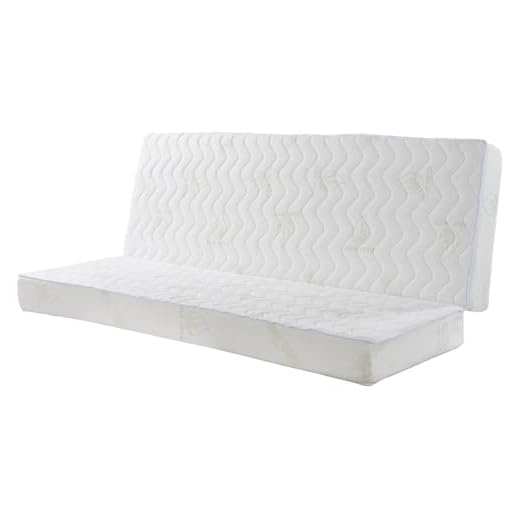 Vente-unique - Matelas 130 x 190 cm clic-clac Aloe Vera ép.16cm - Aloha de NATUREA