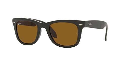 Image of Ray-Ban RB4105 Folding Wayfarer Square Sunglasses