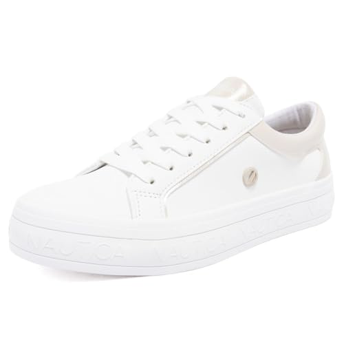 Image of Nautica Women Fashion Sneaker Lace-Up Tennis Casual Shoes for Ladies