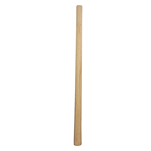 Tradineur Manche en bois pour masse, bâton de rechange, robuste, outils de jardin, 80 cm