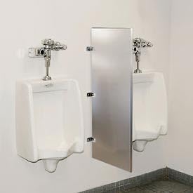 Bathroom Stainless Steel Urinal Screen 18 x 42 in.
