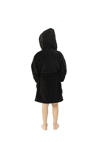 Image of BC BARE COTTON Boys Microfiber Fleece Hooded Robe