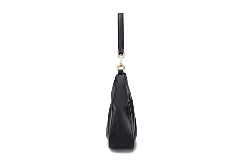 JOLLQUE Small Shoulder Bag for Women,Mini Leather Dumpling Tote Purse,Handbags Soft Ruched Cloud3