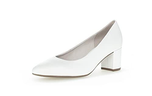 Gabor Damen Pumps Klassisch – Absatzschuhe Mit 6 Cm Blockabsatz, Rauleder/Glattleder, Leichte Mehrweite (G), Für Büro, Business, Elegant