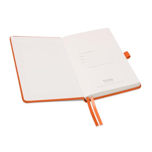 Cuaderno A5 de hojas numeradas Notes London con papel de 100g y bolsillo 3
