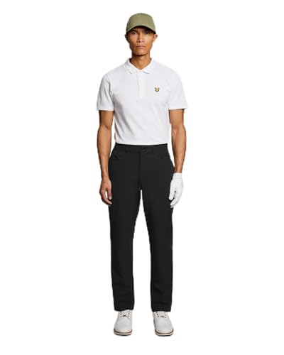 Image of Lyle & Scott Trousers 5 Pocket Golf Trousers Z865 Jet Black, 30