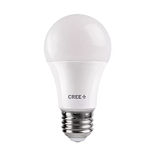 Cree Lighting Basic Series A19 Bulb, 2700K Dimmable LED Bulb, 60W + 800 Lumens, Soft White, 4 Pack, (A19-60W-B2-27K-E26-U4)