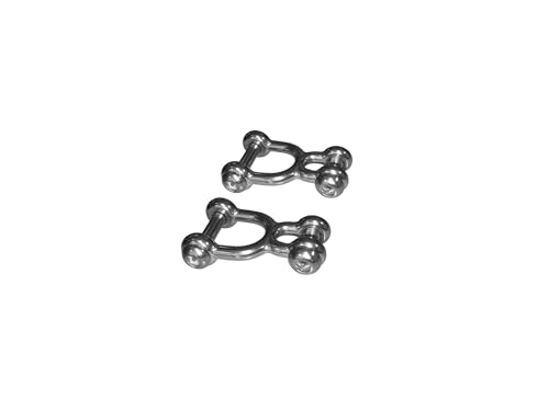 American Swing Set of 2 H-Shackles w/Special Head Stainless Steel