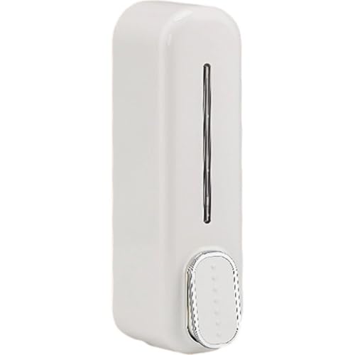 ソープディスペンサー 壁掛け式 詰め替え可能 手動 ハンドサニタイザーディスペンサー シャンプーディスペンサー シャワージェルディスペンサー バスルーム キッチン ホテル オフィス 家庭用 (ホワイト)