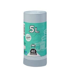 Bolsa de basura mini Bosque Verde 5L cubo pequeño Paquete 40 bolsas Pack 2
