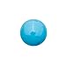 Kathy Bankston Handmade Blue Turquoise Gemstone Stud Earrings for Women and Girls, 4mm Round Bezel 925 Sterling Silver