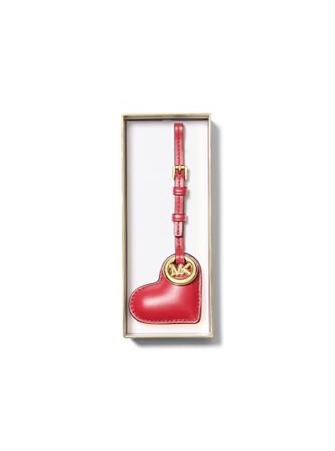Michael Kors Puffy Heart Charm carmesí original para personalizar bolsos de mano elegantes 2
