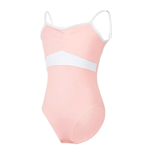 Monos De Danza Camisola de Leotardos de Ballet for niñas, leotardo de danza gimnástica, empalme de nailon, traje de Ballet entrecruzado en la espalda, trajes de Ballet for niñas Adecuado Para Gimnasia